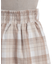 Ｗリボン起毛チェックミニスカート
