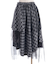異素材イレヘムボリュームスカート