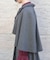 ヘリンボンケープジャケット