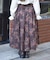 フローラルプリントスカート