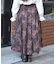 フローラルプリントスカート