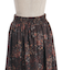 フローラルプリントスカート