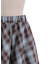 チェックイレヘムスカート