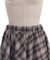 チェックイレヘムスカート