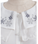 スノー・ローズ刺繍ブラウス