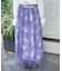 スノー・ローズ柄スカート