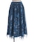 スノー・ローズ柄スカート