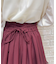 バックレースアップミドルスカート