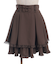 バックレースアップミドルスカート