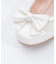 エナメルリボンパンプス