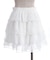 ドロスト×ティアードミニスカート