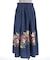 椿柄スカート