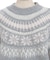 雪柄フェアアイルニット
