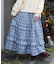 チェックティアードスカート