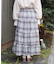 チェックティアードスカート