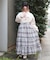チェックティアードスカート