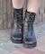 チュールレースアップブーツ
