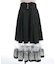 バックリボンハイウエストスカート