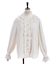 レースフリルブラウス
