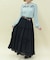 シアーギンガムティアードスカート
