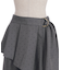 ペプラム風ベルト付パンツ