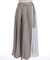 プリーツ切替スカート
