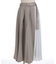 プリーツ切替スカート