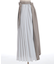 プリーツ切替スカート