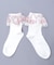 桜レースソックス