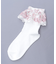 桜レースソックス