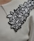 フラワー刺繍セーラー襟ニット