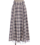 プチフリルチェック柄スカート