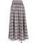 プチフリルチェック柄スカート
