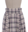 プチフリルチェック柄スカート