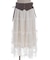ベルト付チュールスカート