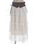ベルト付チュールスカート