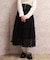 ベルト付チュールスカート
