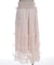 ベルト付チュールスカート