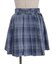 ベルト付プリーツミニスカート