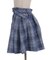 ベルト付プリーツミニスカート