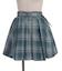 ベルト付プリーツミニスカート