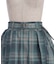 ベルト付プリーツミニスカート