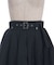 ベルト付プリーツミニスカート