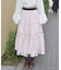 フリル切替ティアードスカート