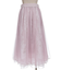 チュール×レースロングスカート