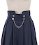 チェーン付ダブルボタンスカート