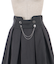 チェーン付ダブルボタンスカート