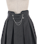 チェーン付ダブルボタンスカート