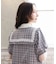 チェック付け衿