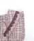 チェック付け衿